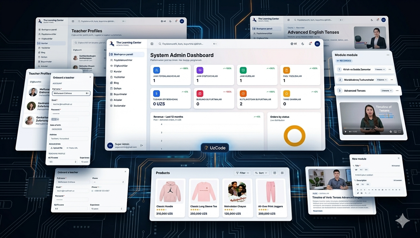 Education Admin & CRM — product preview